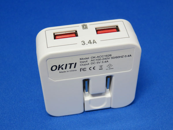OKITI usb充電器 17W 2ポート