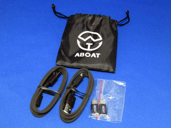 ABOAT USB Type-C変換アダプタ Micro USBケーブル2本セット付き