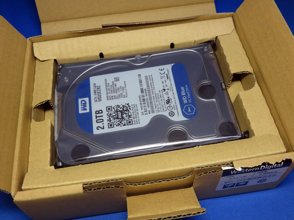 WD HDD 内蔵ハードディスク 3.5インチ 2TB WD Blue WD20EZRZ/AFP SATA3.0 5400rpm 64MB