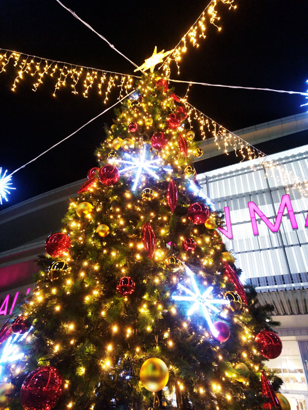 イオンモール広島祇園のクリスマスイルミネーション！（２）