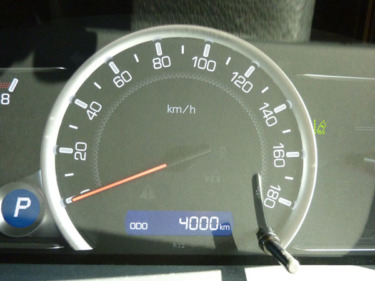 愛車トヨタノア80系の走行距離が4,000kmになりました！